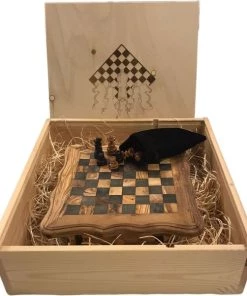 Olijfolie & Honing Schaakbord Met Geschenkverpakking