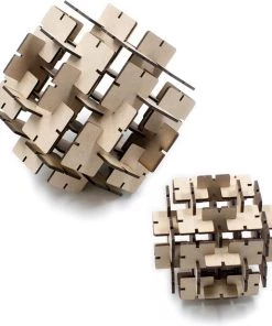 Menu Design Houten 3D Puzzel - Meuq Design - Geometrisch - Hout - Impossible - S