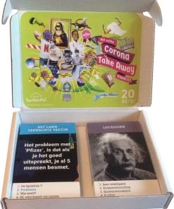 SpellenNel Het Echte Corona Take Away Kwartet - 20 Sets - XL - Coronakwartetspel - Coronakwartet -brievenbuscadeau -Exporteren spellen-voor winkel 550x701