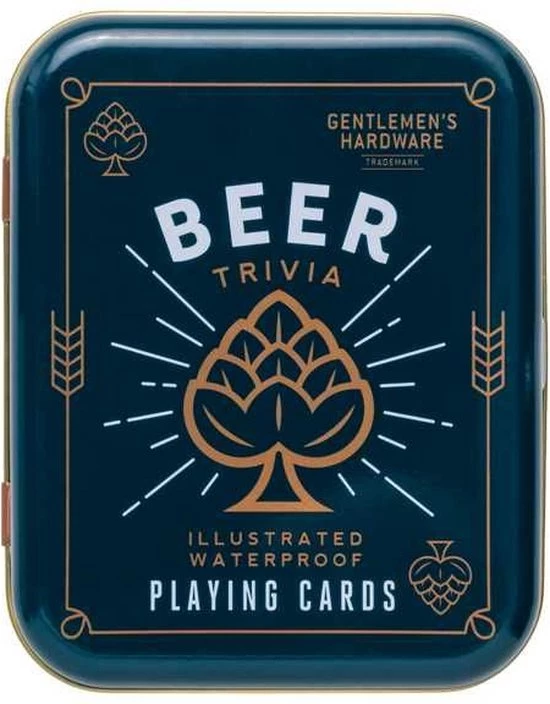 Gentlemens Hardware Gentlemen S Hardware Kaartspel Beer Trivia Playing Cards Waterbestendige Speelkaarten 5 Gentlemens Hardware Gentlemen S Hardware Kaartspel Beer Trivia Playing Cards Waterbestendige Speelkaarten - Afbeelding 3