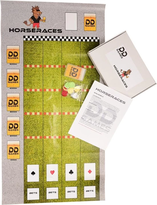 DDgames Drankspel Horseraces / Paardenraces - Compleet 8 DDgames Drankspel Horseraces / Paardenraces - Compleet - Afbeelding 6