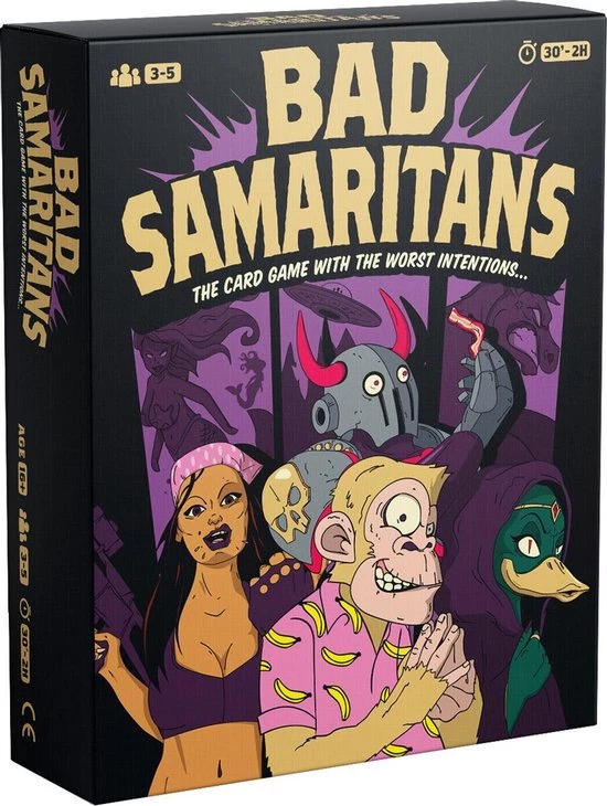 Bad Samaritans: The Comic Book Style Card Game! - Bordspel - Kaartspel - Partyspel - Spel Voor Volwassenen 3 Bad Samaritans: The Comic Book Style Card Game! - Bordspel - Kaartspel - Partyspel - Spel Voor Volwassenen