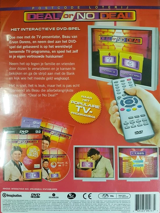 Imagination DEAL OR NO DEAL Interactieve DVD SPEL 4 Imagination DEAL OR NO DEAL Interactieve DVD SPEL - Afbeelding 2