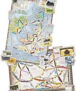 Days Of Wonder Spellenbundel - Ticket To Ride - 2 Stuks - Uitbreidingen - UK + Pennsylvania & Japan + Itali -Exporteren spellen-voor winkel 550x742 4