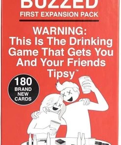 Buzzed First Expansion - The Drinking Game That Gets You Tipsy - Engelstalig -Exporteren spellen-voor winkel 550x787