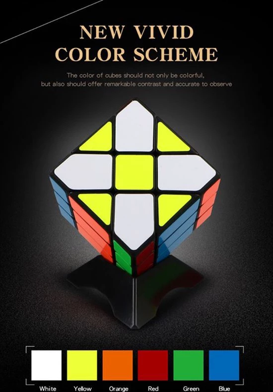 Qiyi Fisher 3x3 Stickerless 20 Qiyi Fisher 3x3 Stickerless - Afbeelding 18