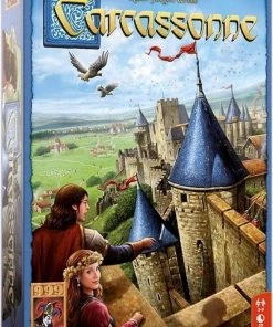 Merkloos Spellenbundel - 2 Stuks - Carcassonne & Levensweg