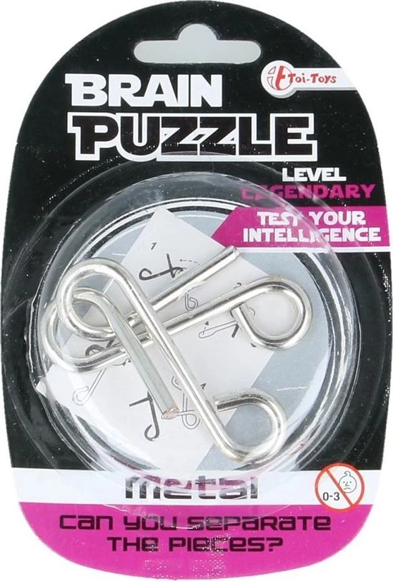 Toi-Toys Toi Toys Brain Puzzel Metaal 6 Toi-Toys Toi Toys Brain Puzzel Metaal - Afbeelding 4