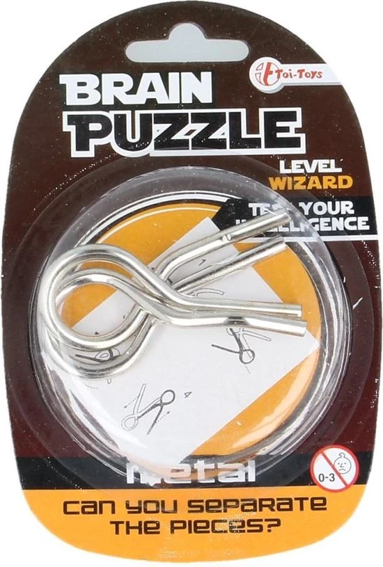 Toi-Toys Toi Toys Brain Puzzel Metaal 8 Toi-Toys Toi Toys Brain Puzzel Metaal - Afbeelding 6