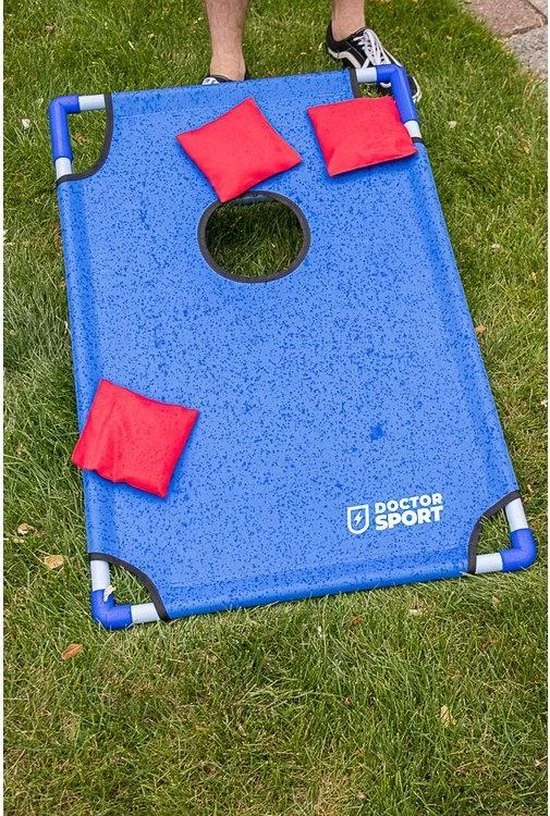Dr.Sport Dubbele U.S.A. CORNHOLE Set Blauw-Rood In Luxe Draagtas 9 Dr.Sport Dubbele U.S.A. CORNHOLE Set Blauw-Rood In Luxe Draagtas - Afbeelding 7