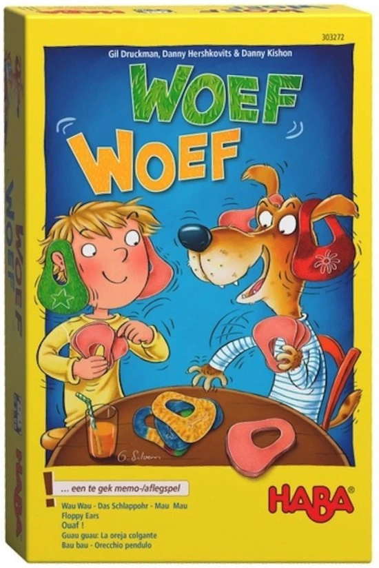 Haba - Haba Memo- En Kaartspel Woef Woef 3 Haba - Haba Memo- En Kaartspel Woef Woef