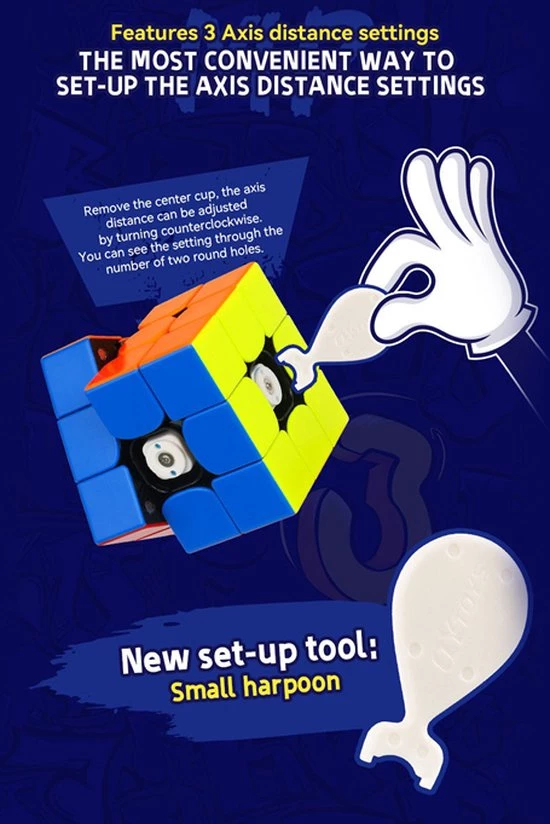 Qiyi MP Magnetic 3x3 12 Qiyi MP Magnetic 3x3 - Afbeelding 10